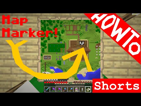 Minecraft: How to Mark a Map with a Banner - Tutorial
