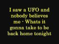 Sneaky sound system - UFO (lyrics)
