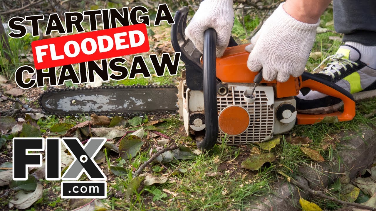 Chainsaw Engine Flooded? Here's How to Fix It!