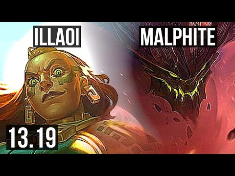 ILLAOI vs MALPHITE (TOP) | 2.6M mastery, 7/1/4, 600+ games, Godlike | EUW Master | 13.19