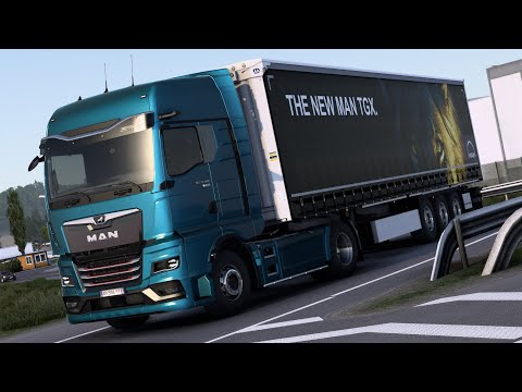 Euro Truck Simulator 2 - Brand new MAN TG3 TGX to Le Mans (F)