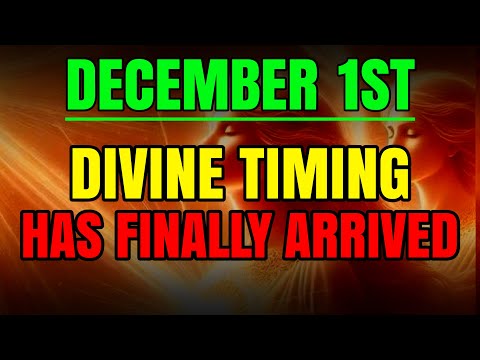December 1st, Isn’t Just the Start of a Month -It’s the Sacred Appointed Time That Shifts Everything