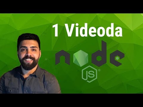 YALNIZCA NODE.JS VE NPM - 1 VIDEODA