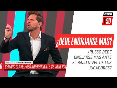 ¿#Russo tiene que enojarse más con sus jugadores? ¡Picante debate en #ESPNF90!