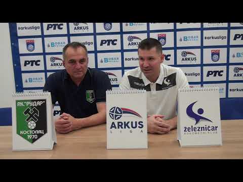 ARKUS liga 8. kolo / RK Rudar - RK Železničar 1949 / Konferencija za medije