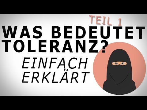 WAS BEDEUTET TOLERANZ? Einfach erklärt! AMODO, Philosophie begreifen!