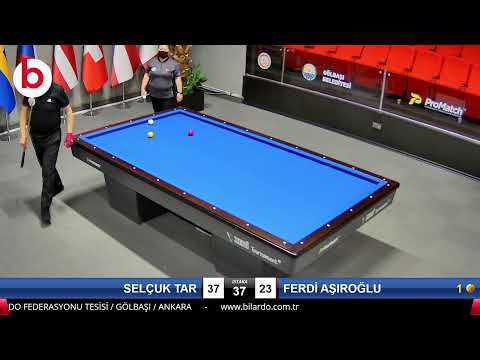 SELÇUK TAR & FERDİ AŞIROĞLU Bilardo Maçı - 2022 ERKEKLER 1.ETAP-14.TUR