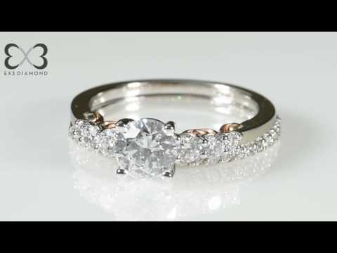 Two Toned Lab Grown Diamond Ring