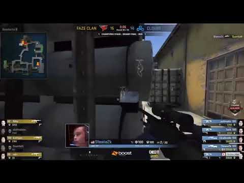 STEWIE2K Forces Overtime Vs FaZe in the Grand Finals Eleague Major 2018