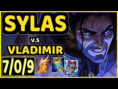 PEKIN WOOF (SYLAS) vs VLADIMIR - 7/0/9 KDA MID GAMEPLAY - NA Ranked DIAMOND
