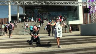 Standbild aus Reportage: Eingang zur Gamescom