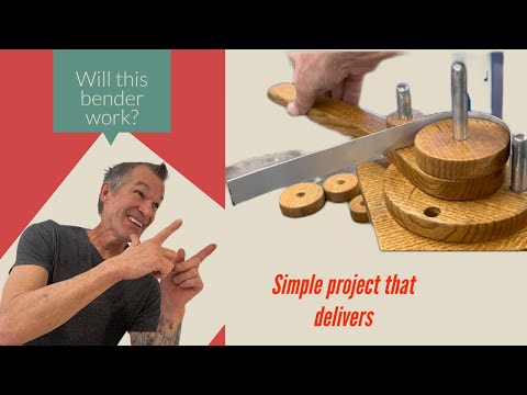 Popular Mechanics metal bender made from wood that WORKS!