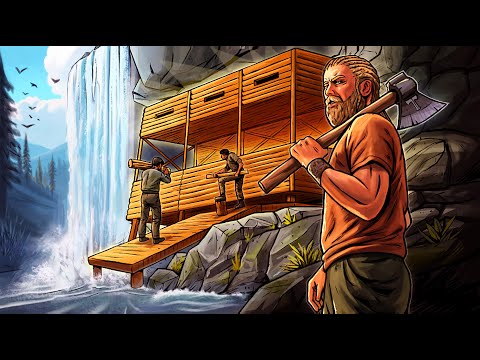 We Built the Most HIDDEN Waterfall Base in SCUM!