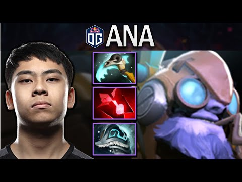 OG.ANA SMURF TINKER WITH SCYTHE AND SHIVA'S - DOTA 2 7.29 GAMEPLAY