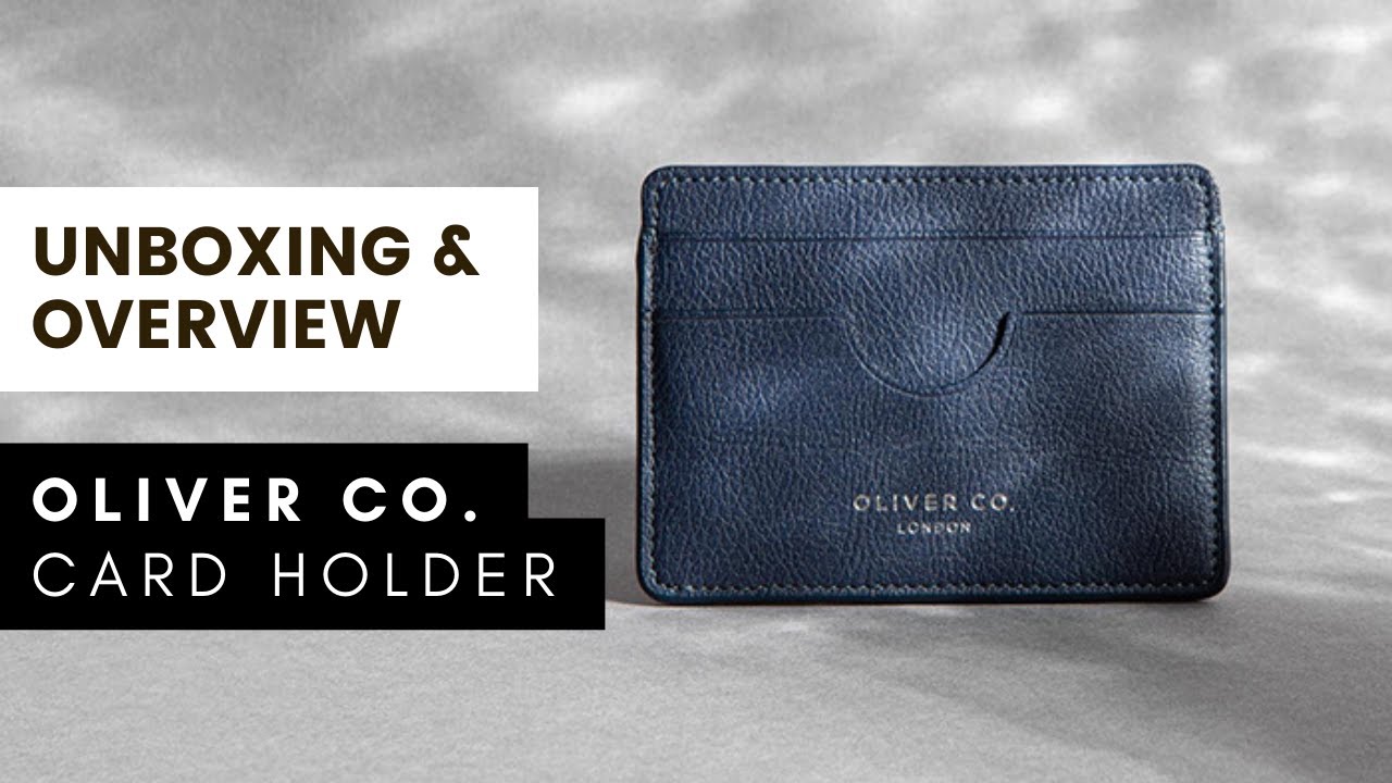 Oliver Co. London Slim Card Holder [Unboxing & Overview]