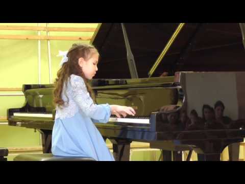 Snezhana Zhuzhgova, 8 years, Gala concert of the laureates, N. Paganini - “Variations”, 25.03.2017