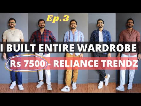 ₹ 7500 SHOPPING challenge in Reliance Trendz for Men| Ajio, Netplay, DNMX