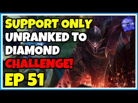 Support Unranked to Diamond Challenge - Episode 51 - Pantheon