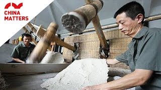 Chinese paper making process explained