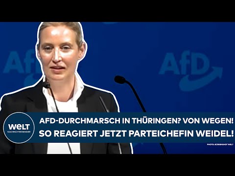 THÜRINGEN: Kommunalwahl! Durchmarsch der AfD? Von wegen! So reagiert jetzt Parteichefin Alice Weidel
