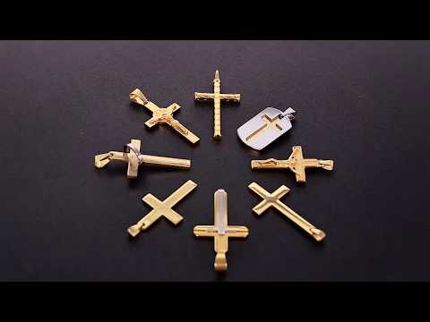 Different kinds of cross necklace