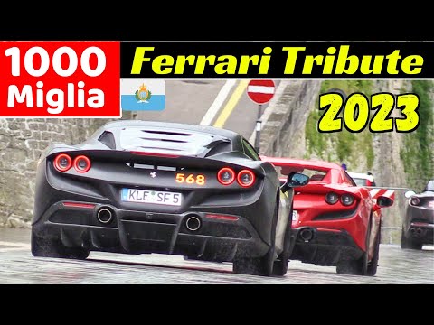 Ferrari Tribute to 1000 Miglia 2023 - Day 2, San Marino Republic - SF90, 812 Superfast, 296 GTB, 599