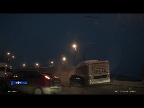 Массовое ДТП в Уфе