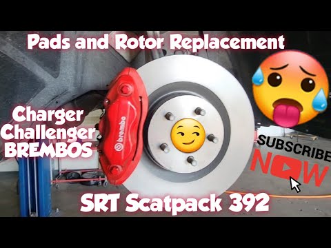 How to: Replace Front Brembo Brakes & Rotors 2018 Dodge Charger Scatpack SRT 392