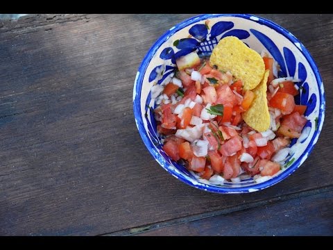 Cómo Hacer Pico de Gallo - Receta de Salsa Mexicana fácil