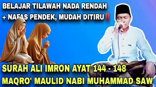 Download lagu Learn to Recite Low Tone & Short Breaths‼️ Surah Ali Imran Verses 144-148 mp3