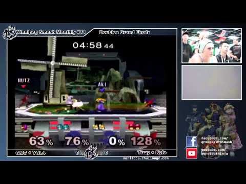 WSM11 CMG & YOL4 vs. Tizzy & Kyle - Melee Doubles Grand Finals