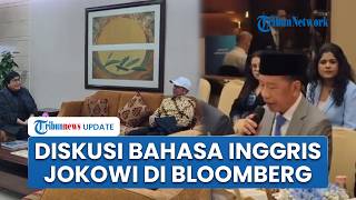 Momen Jokowi Diskusi Bahasa Inggris saat Acara Bloomberg New Economy Forum di India, Bahas soal AI