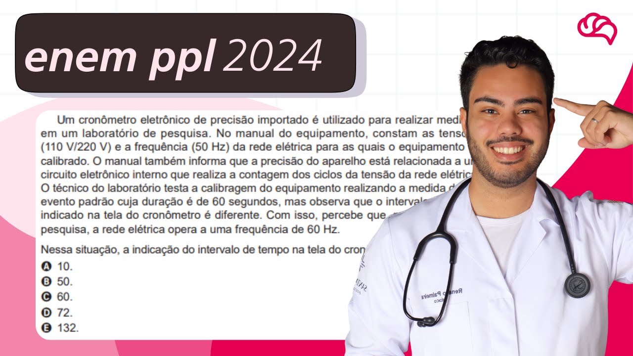 Resolução em Vídeo — Questão 103 ENEM 2024 PPL