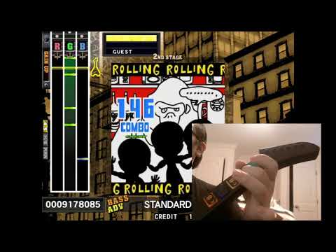 GuitarFreaks V5 ROLLING1000tOON [BASS ADV] difficulty 8 mode