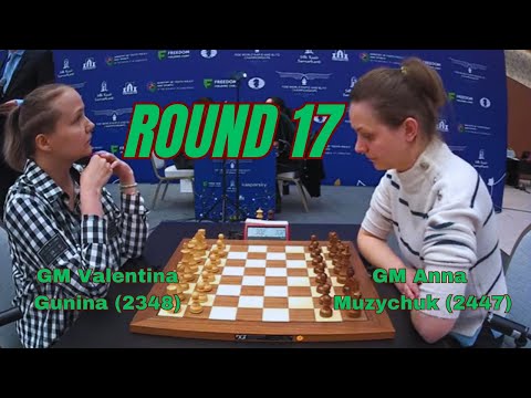 Valentina Gunina - Anna Muzychuk | Women's World Blitz | Round 17