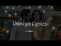 Tu Sanso Pe Bhi Naam Tera Likh De Main Bollywood Song Hindi Song Duniya Full Screen Lyrics Song