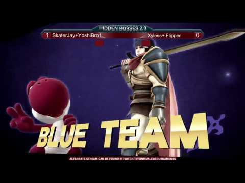 Hidden Bosses 2.0 2v2 Losers Round 5 - UR l Xyless & Flipper vs. SkaterJayy & YoshiBro1