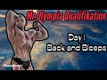 Mr.Olympia Qualifikation - Day I / Deloading - Back and Biceps
