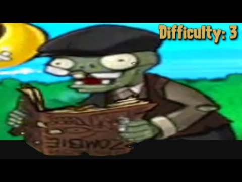 i have finally discovered the army of brand new elderly men on difficulty 3 of PvZ Fusion