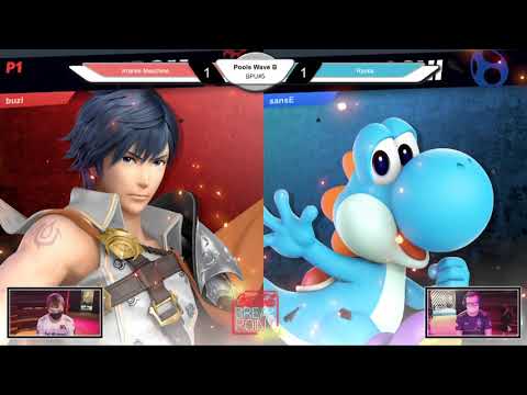 Breakpoint Ultimate FIVE Pools - TKA | buzi (Chrom, Roy) vs. Sansi (Yoshi)
