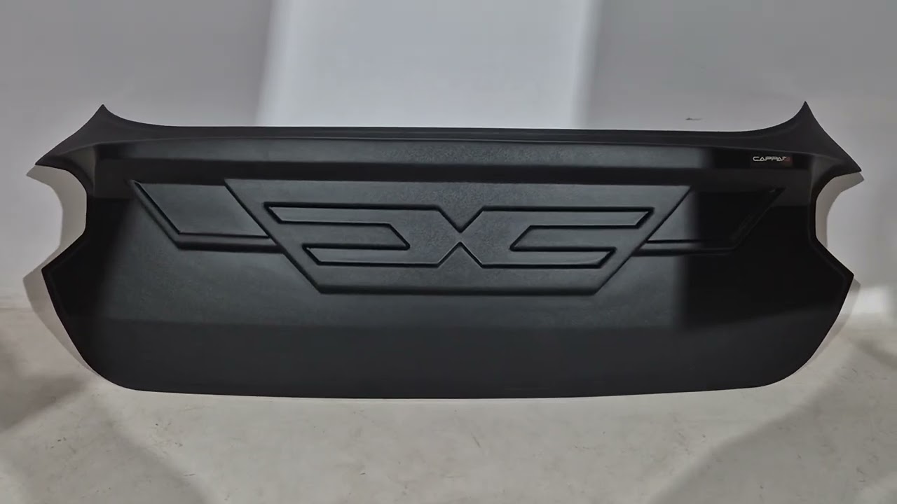 Dacia Sandero 2021- Rear Tailgate Cover CappaFe (ABS) Video 1