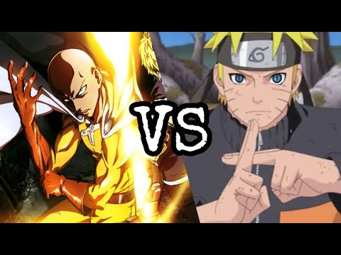 Saitama vs Naruto Baryon mode (one punch man vs Boruto; Naruto vs isshiki Flipaclip