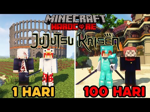 Kur kur Kurikulum - I Played Again 100 Days Minecraft Jujutsu Kaisen HARDCORE.. This is what happened!