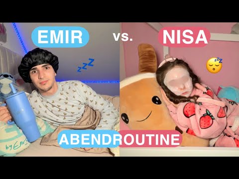 BRUDER VS. SCHWESTER ABENDROUTINE😴✨