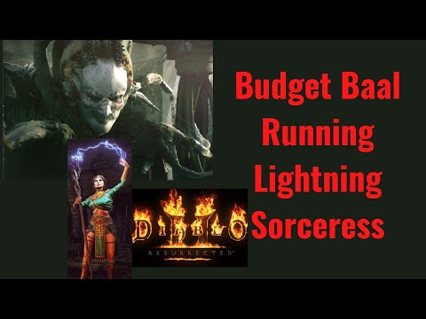 Diablo 2 Resurrected. D2R Online Budget Baal Running Sorceress Guide
