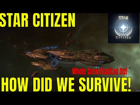 STAR CITIZEN 3.17.1 - The most Intense Ship Combat I've Been In 1 Vs 30 (We All Blacked Out)