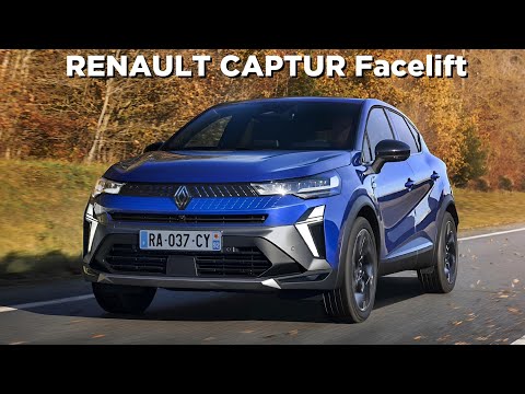 New Renault Captur facelift 2024 officially revealed! First Look (Interior, Exterior)