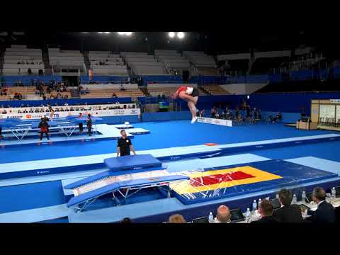 SCHWAIGER Jonathon (CAN) M - 2019 Trampoline Worlds, Tokyo (JPN) - Qualification Double Mini R1
