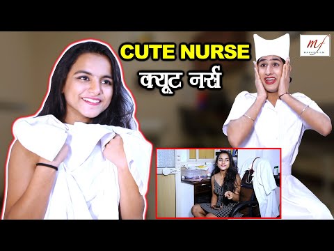 Full Comedy. Cute Nurse: Shreeya Shirsat|Vivek Tomar| New Hindi Short Film 2020