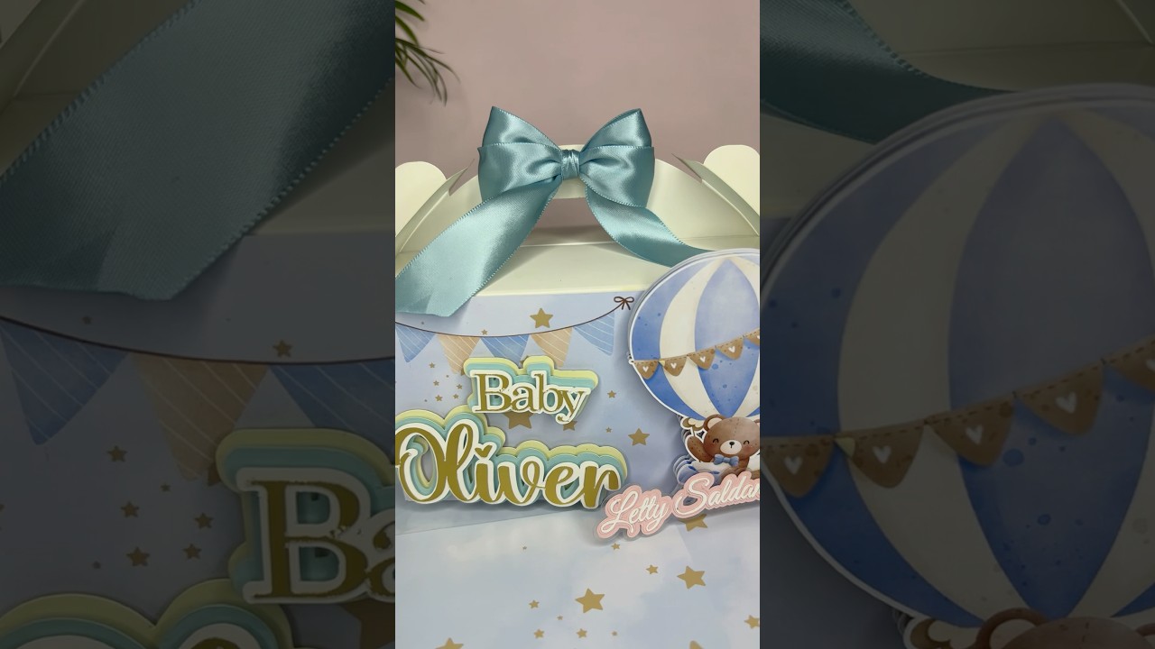 Cajita para dulces #parati #cajitas #gablebox #babyshowerplanning